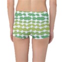 Polkadot Polka Circle Round Line Wave Chevron Waves Green White Boyleg Bikini Bottoms View2