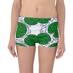 Leaf Green Reversible Bikini Bottoms