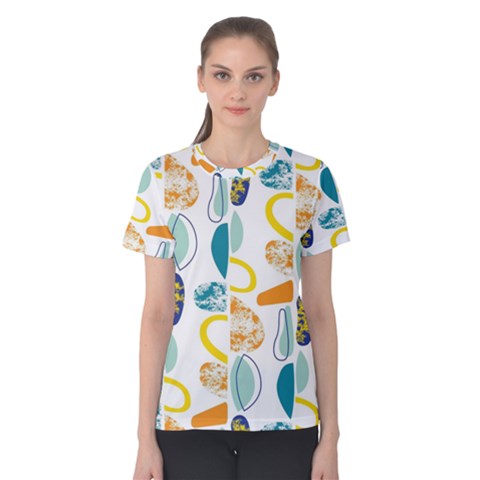 Pebbles Texture Mid Century Women s Cotton Tee by Mariart