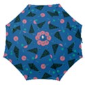 Seamless Triangle Circle Blue Waves Pink Straight Umbrellas View1