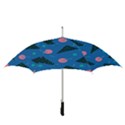 Seamless Triangle Circle Blue Waves Pink Straight Umbrellas View3