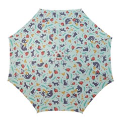 Redbubble Animals Cat Bird Flower Floral Leaf Fish Golf Umbrellas by Mariart