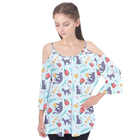 Redbubble Animals Cat Bird Flower Floral Leaf Fish Flutter Tees by Mariart