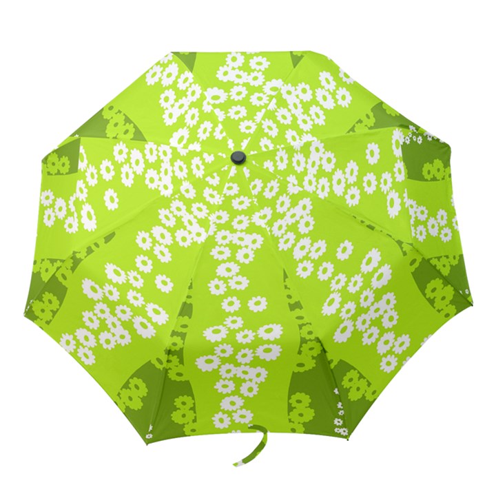 Sunflower Green Folding Umbrellas