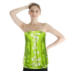 Sunflower Green Strapless Top by Mariart