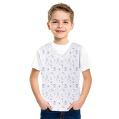 White Triangle Wave Waves Chevron Polka Circle Kids  Sportswear by Mariart