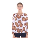 Formalin Paraffin Human Stomach Stained Bacteria Brown Women s Long Sleeve Tee View1