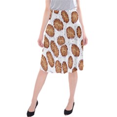 Formalin Paraffin Human Stomach Stained Bacteria Brown Midi Beach Skirt by Mariart