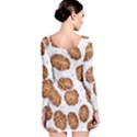 Formalin Paraffin Human Stomach Stained Bacteria Brown Long Sleeve Velvet Bodycon Dress View2