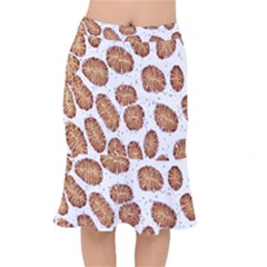 Formalin Paraffin Human Stomach Stained Bacteria Brown Mermaid Skirt by Mariart