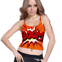 Boom Sale Orange Spaghetti Strap Bra Top by Mariart