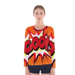 Boom Sale Orange Women s Long Sleeve Tee