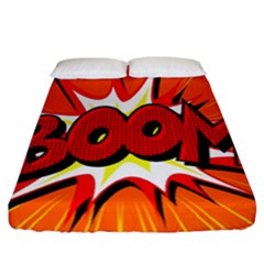 Boom Sale Orange Fitted Sheet (california King Size)