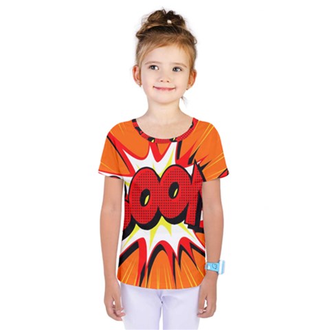 Boom Sale Orange Kids  One Piece Tee by Mariart