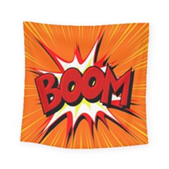 Boom Sale Orange Square Tapestry (small) by Mariart