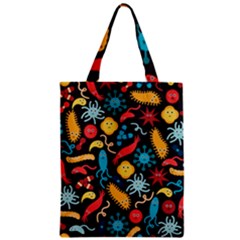 Worm Insect Bacteria Monster Zipper Classic Tote Bag by Mariart