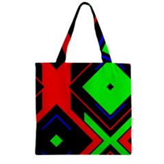 Desert Eagle Bronze Deco Pattern Texture Zipper Grocery Tote Bag by Mariart