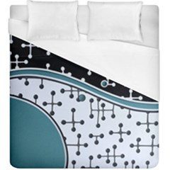 Decoboom Custom Pickguard Engraved Eames Dots Duvet Cover (king Size) by Mariart