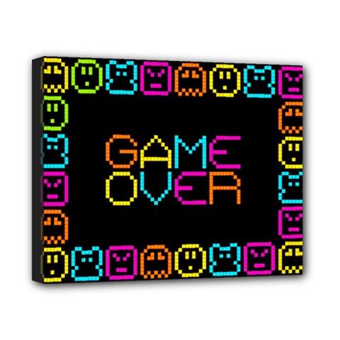 Game Face Mask Sign Canvas 10  X 8 