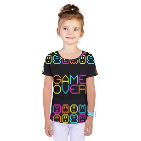 Game Face Mask Sign Kids  One Piece Tee by Mariart