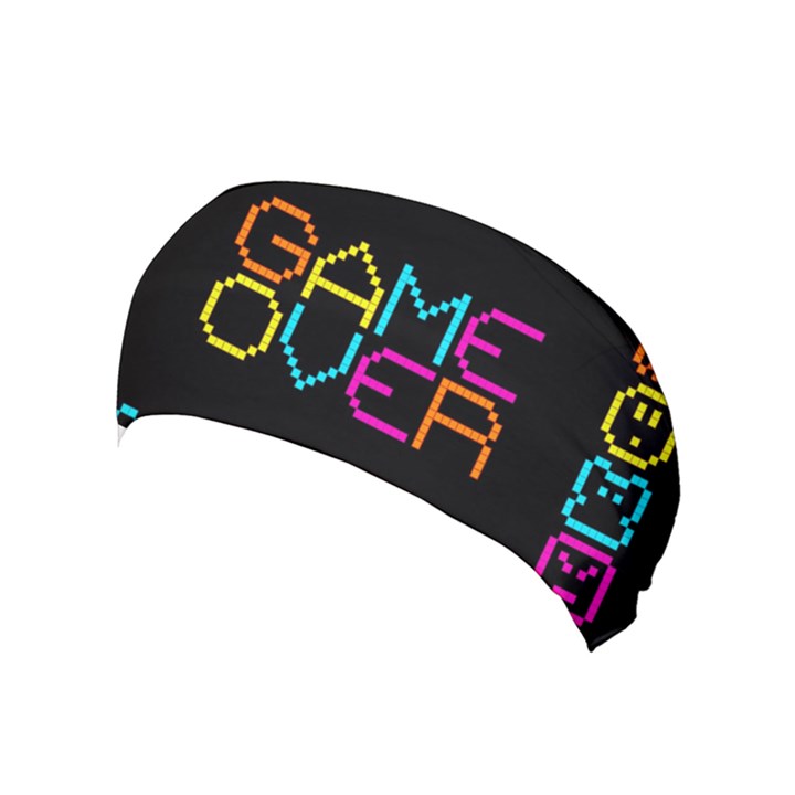 Game Face Mask Sign Yoga Headband