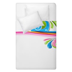 Colored Lines Rainbow Duvet Cover Double Side (single Size) by Mariart