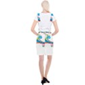 Colored Lines Rainbow Braces Suspender Skirt View2