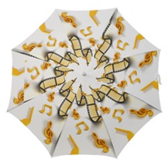 Isolated Three Dimensional Negative Roll Musical Notes Movie Straight Umbrellas by Mariart