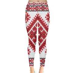 Fabric Aztec Leggings  by Mariart