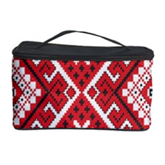 Fabric Aztec Cosmetic Storage Case by Mariart