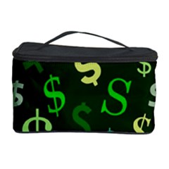 Money Us Dollar Green Cosmetic Storage Case