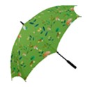 Mushrooms Flower Leaf Tulip Golf Umbrellas View2