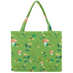 Mushrooms Flower Leaf Tulip Mini Tote Bag by Mariart