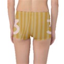 Number 3 Line Vertical Yellow Pink Orange Wave Chevron Boyleg Bikini Bottoms View2