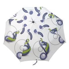 Notes Musical Elements Folding Umbrellas by Mariart