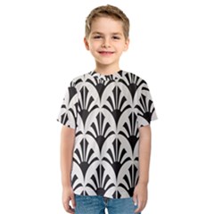 Parade Art Deco Style Neutral Vinyl Kids  Sport Mesh Tee