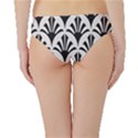 Parade Art Deco Style Neutral Vinyl Hipster Bikini Bottoms View2