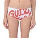 Question Mark Quiz Time Mid-Waist Bikini Bottoms View1