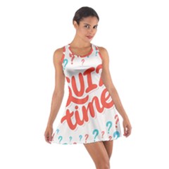 Question Mark Quiz Time Cotton Racerback Dress