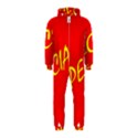 Special Sale Spot Red Yellow Polka Hooded Jumpsuit (Kids) View1