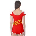 Special Sale Spot Red Yellow Polka Boyleg Leotard  View2