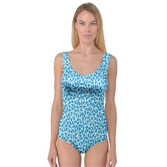 Pattern Blue Princess Tank Leotard 