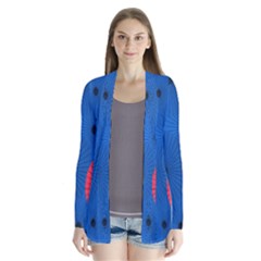 Pink Umbrella Red Blue Cardigans by Mariart