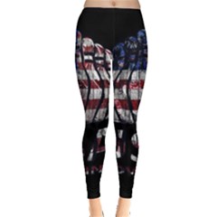 Usa Bowling  Leggings  by Valentinaart