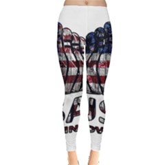 Usa Bowling  Leggings  by Valentinaart