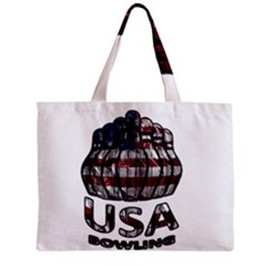 Usa Bowling  Zipper Mini Tote Bag by Valentinaart