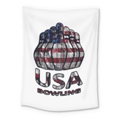 Usa Bowling  Medium Tapestry by Valentinaart