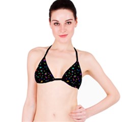 Space Pattern Bikini Top by Valentinaart