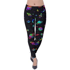 Space Pattern Velvet Leggings