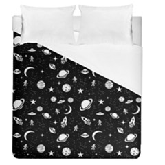 Space Pattern Duvet Cover (queen Size) by Valentinaart